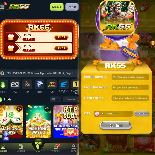 RK555 Login Resmi APK 2026